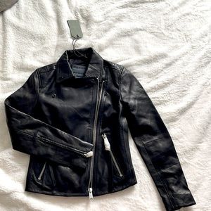 NEW Never Worn All Saints Leather Jacket
